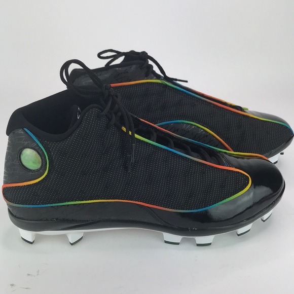 Air Jordan 13 X SoleFly MLB Miami Marlins Cleats